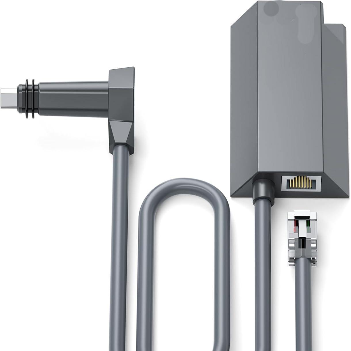 Starlink Cable Connecting RJ45 Ethernet Adapter