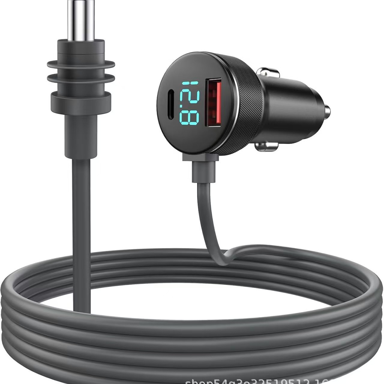 Starlink Mini Fast Charging Step-Up Car Charger with Digital Display