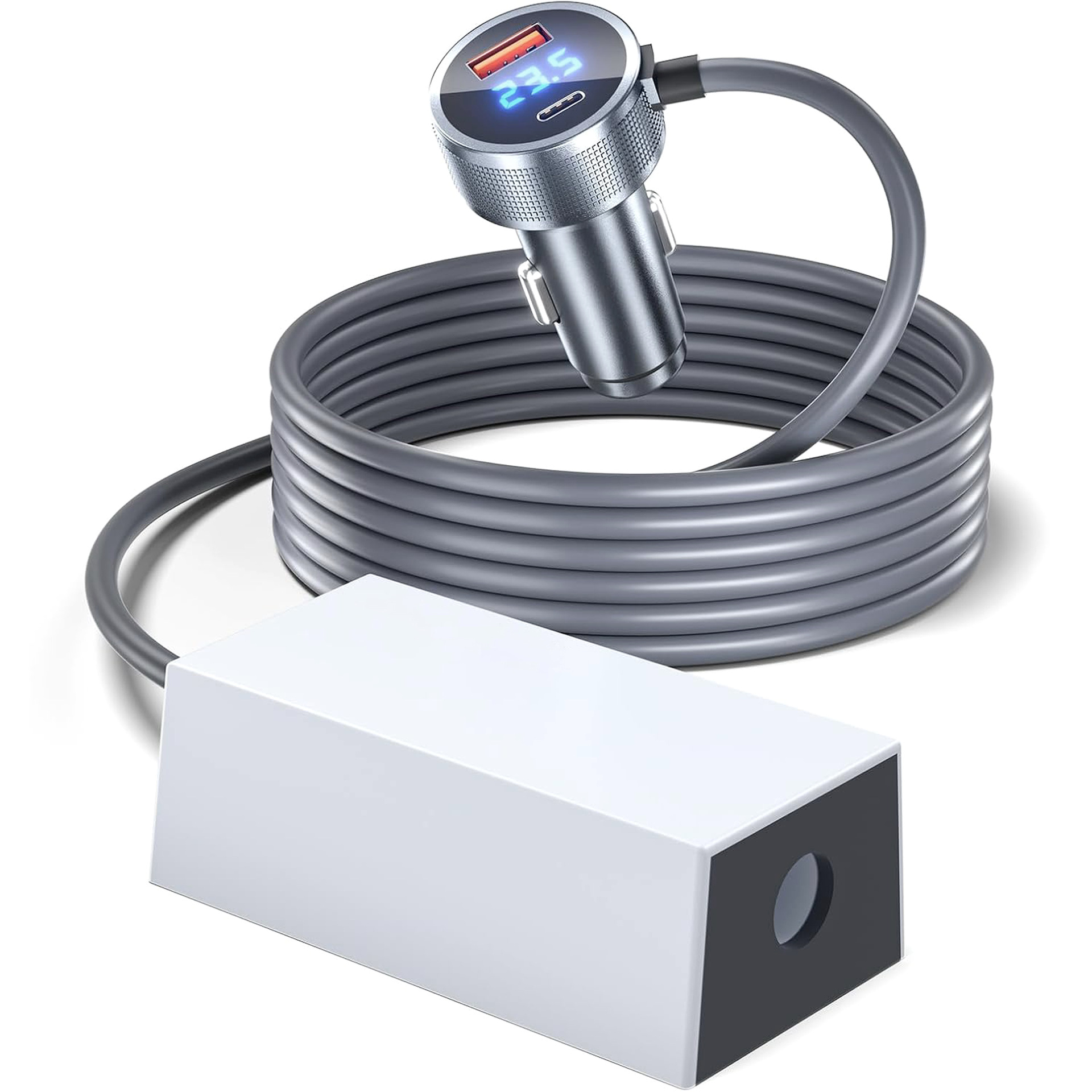 Chargeur de voiture à affichage numérique, 12 V à 36 V, pour Starlink Mini V4